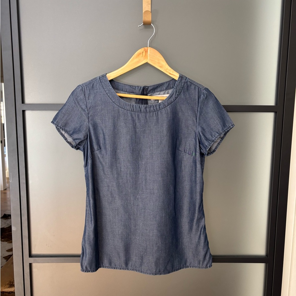 Banana Republic denim Blue Short Sleeve Top